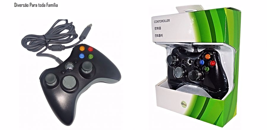 Controle De Xbox 360 Sem Fio Similar Branco
